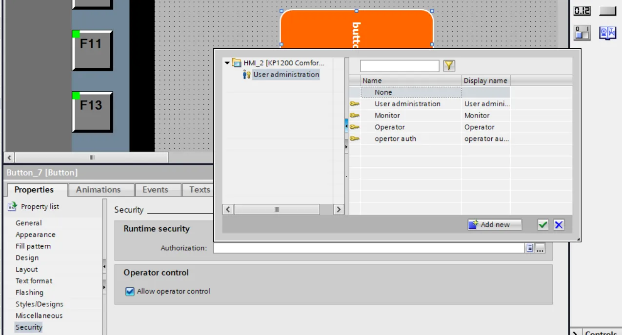 img/wincc button property/how to set security in button to prevent unauthorized access.webp